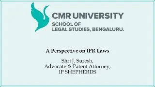 J Suresh on IPR Laws