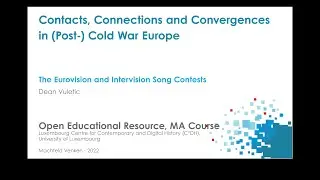 The Eurovision and Intervision Song Contests