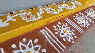 New gadapa designs||traditional gadapa designs🌺🌺 muggulu beginners easydraw gadapa#rangoli#muggulu#