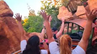 Big Thunder Mountain Railroad Ride Through at Sunset