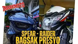 BAGSAK PRESYO 🔥 Suzuki Raider R150fi talo sa Monarch Spear 180? 🤔 #iMarkMoto
