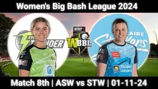 WBBL 2024 Match No. 8 Prediction | STW vs ASW Match Prediction | कितना Total बने कि Defend हो जाय |