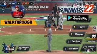 MLB 9 Innings 22 Mobile Gameplay On Android - Very High Graphics - Download Link In Description -