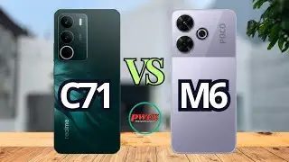 Realme C71 vs POCO M6, POCO M6 vs Realme C71, Realme C71, POCO M6