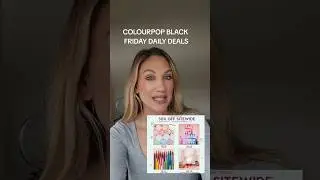 COLOURPOP  Black Friday calendar of deals 🎁