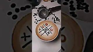The Most Famous Game From Childhood #reels #viral  #latteartcit #games #cafe