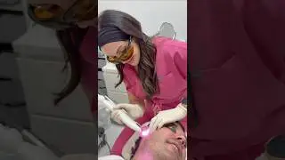 First Time,  Neck Laser! Sharon Treats Dr Bart with Fotona at Newcastle Cosmetic Doctor