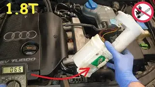 1.8T Audi A6 Fuel Level Sensor and Pump Assembly Replacement , Test , Volkswagen , c5