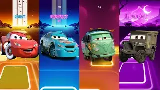 🔊 Tiles Hop but It’s Lightning McQueen – CRAZY Fast Beats!
