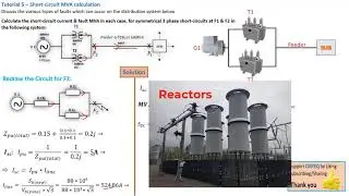 Short circuit fault level - Fault current calculation. Tutorial 5
