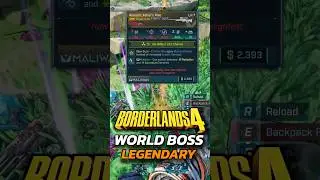Legendary From A World Boss In Borderlands 4 #gaming #borderlands4 #bl4 #borderlands #shorts #new