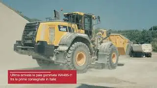 Nella cava di Cardi srl per vedere al lavoro pale, escavatori e dumper Komatsu