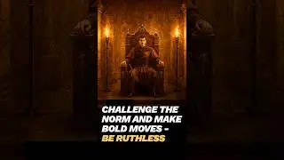 Challenge the norm and make bold moves - BE RUTHLESS! #machiavelli #stoicphilosophy #mindcapitalist