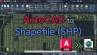 Export DWG from AutoCAD to Shapefile (SHP)