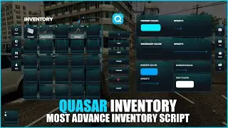 [QB/ESX] Quasar Inventory | Best Fivem Inventory Script | Installation & Showcase