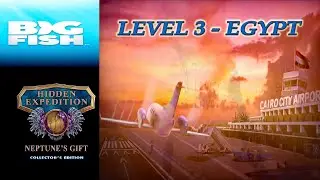 Egypt | Hidden Expedition - Neptune's Gift Walkthrough - Level 3 - Big Fish Games - No Commentary