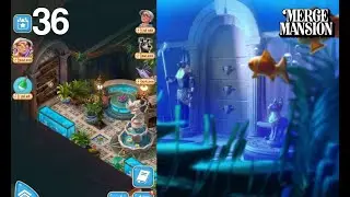 Merge Mansion | Landing Room Level 50 Part 491 🐡🐟🐠