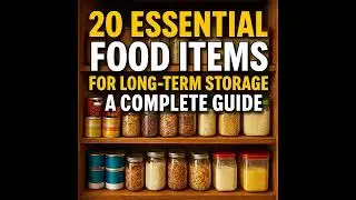 20 Essential Food Items for Long-Term Storage - A Complete Guide