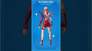 Fluttering Notes Back Bling ✔ Rare Back Bling Fortnite
