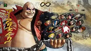 [SAMURAI SHODOWN] Gameplay - EARTHQUAKE (Story mode)