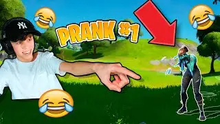 Les 3 MEILLEURS PRANKS à faire sur FORTNITE !!!