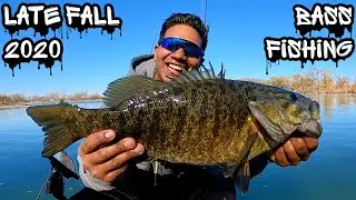 Late Fall Bass Fishing 2020 (Forest Preserve Fishing)
