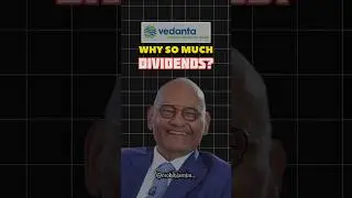 Why Vedanta gives so much Dividends? #financialmarket #shorts