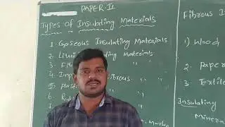ET I-YEAR paper2/class 11 different types of insulating material
