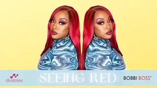 💋SEEING RED!💋 Elena by @BobbiBossHair ft. @Divatress | #KyReviews