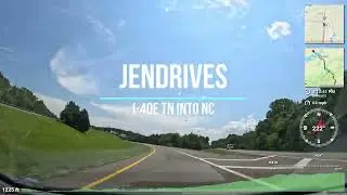 4K TIMELAPSE I-40E TENNESSEE INTO NORTH CAROLINA