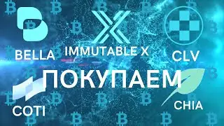 Покупаем высокорисковые альткоины Bella Protocol Immutable X Clover COTI CHIA