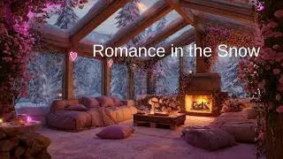Love Feels Warm Here ❤️🔥 | Valentine Winter Cabin Ambience