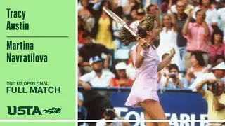 Martina Navratilova vs. Tracy Austin Full Match | 1981 US Open Final