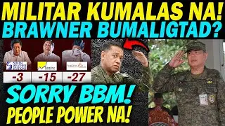 MALAKAS NA SIGAW BBM RESIGN NOW NAKAKATAKOT!BBM RATING BAGSAK NA PATI MILITAR BINAWI NA ANG SUPPORTA