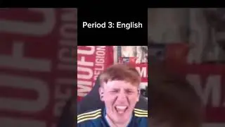 Angry ginge reacts to my time table (thursday week 2)