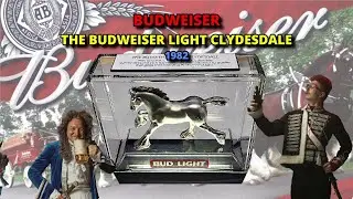 Моему бару нужна была лошадь 🐎 | Budweiser Bud Light Clydesdale Light 1982 года