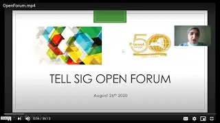 Technology in Language Learning SIG Open Discussion Hour 20200826
