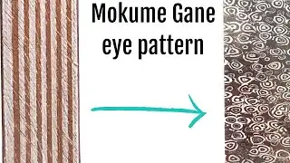 How to forge eye patterns in Mokume Gane - silver & copper japanese handicrafts 木目金