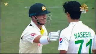 Naseem Shah vs David Warner | Naseem Shah Bowling To Warner | #pakvsaus