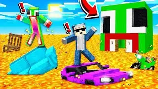 PLAYING FLOOR IS LAVA IN UNSPEAKABLE'S HOUSE!
