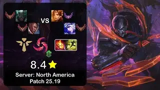 Pyke Support + Lucian vs Leona + Ashe - NA GrandMaster - Patch 25.19
