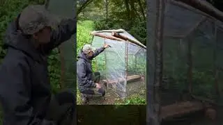 DIY Forest Survival, Building a Basic Tarp Tent for Overnight Safety / Camping / DIY Wood / Decor