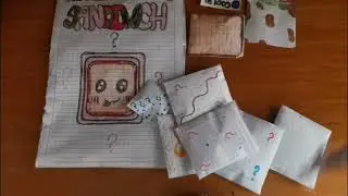 Blind bag( paquete de papel) de sandwich (de pollo) 