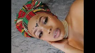 Emancipation Inspired Makeup Tutorial || African Tribal Face Paint || MUAH by Yelena