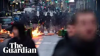 Protesters condemn French court's ruling in favor Macron's pensions bill
