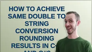 How to achieve same double to string conversion rounding results in C++ and C#?