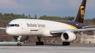 Evening UPS Action @MHT!!! (757, A300, 767)