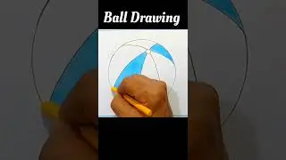 Ball Drawing for Kids #shorts #shortsfeed #art #youtubeshorts