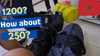 MARKET SPREE IN MOROCCO - GOT IN TROUBLE!!!