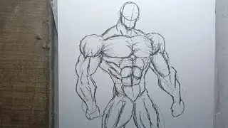 How to draw male body. How to draw anatomy. Poses reference drawing.
